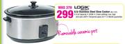 Logik 6.5L Stainless Steel Slow Cooker RS-1107