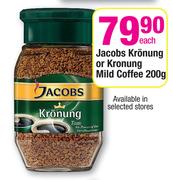 Jacobs Kronung & Kronung Mild Coffee-200g