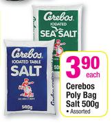 Cerebos Poly Bag Salt Assorted-500g Each