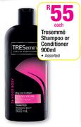 Tresemme Shampoo Or Conditioner Assorted-900ml