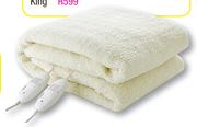 Pure Pleasure Fitted Fleece King Electric Blanket