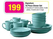 Signature 16 piece Dinner Set