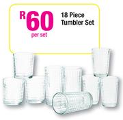 18 Piece Tumbler Set