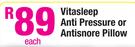 Vitasleep Anti Pressure Or Antisnore Pillow-Each