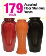 Assorted Floor Standing Vases-Each