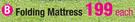 Camp Junior Folding Mattress-Each
