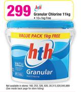 HTH Granular Chlorine - 10 + 1 Kg Free