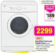 Defy 5kg White Front Load Tumble Dryer DTD258