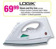 Logik Steam And Dry Iron LSI-005