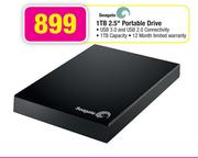  Seagate 1TB 2.5" Portable Drive