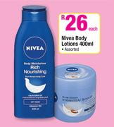 Nivea Body Lotions Assorted-400ml Each