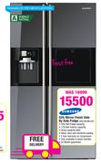 Samsung 524L Mirror Finish Side By Side Fridge RS21HFLMR1/XF