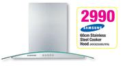Samsung 60cm Stainless Steel Cooker Hood HDC6255BG/XFA