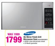 Samsung 40L Mirror Finish Grill Microwave Oven MG402MADXBB/F