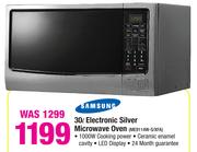 Samsung 30L Electronic Silver Microwave Oven ME9114W-S/XFA