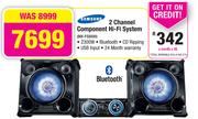 Samsung 2 Channel Component Hi-Fi System MX-FS8000