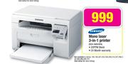 Samsung Mono Laser 3-In-1 Printer SCX-3405/XFA)