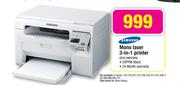 Samsung Mono Laser 3-In-1 Printer SCX-3405/XFA