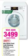 Defy 6kg White Front Load Washing Machine DAW369