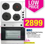 KIC 2 Piece Stainless Steel Cooking Set(Oven and Hob)