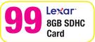Lexar 8GB SDHC Card