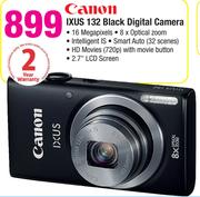 Canon IXUS132 Black Digital Camera