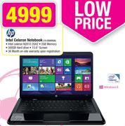 HP Intel Celeron Notebook 15-D000SIA
