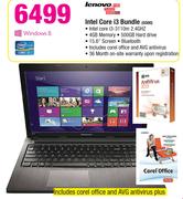 Lenovo Intel Core i3 Bundle G500
