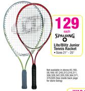 Spalding Lite/Blitz Junior Tennis Racket-Each