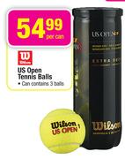 Wilson US Open Tennis Balls-Per Can