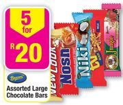 Beacon Assorted Large Chocolate Bars-5's Pack
