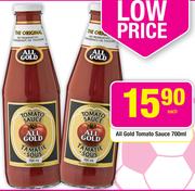 All Gold Tomato Sauce-700ml-Each