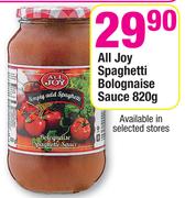 All Joy Spaghetti Bolognaise Sauce-820gm