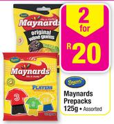 Beacon Maynards Prepacks-2x125gm Each