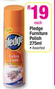 Pledge Furniture Polish Assorted-275ml Each