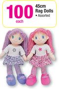 Rag 45cm Dolls Assorted-Each