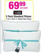 Always Home 2 Pack Standard Pillows 45x70Cm-Per Pack