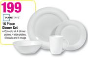 Mainstays 16 Piece Dinner Set