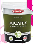 Plascon 20L White Micatex-Each
