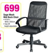 Sage Mesh Mid Back Chair
