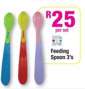 Little One Feeding Spoon-3's Per Set
