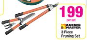Garden Master 3 Piece Pruning Set-Per Set