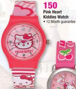 Hello Kitty Pink Heart Kiddies Watch