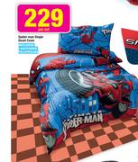 Spider-Man Single Duvet Cover-Per Set
