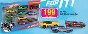 10 Pack Hot Wheels Basics Cars-Per Pack