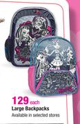 Large Backpacks Each