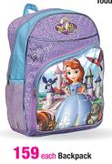 Sofia The First Backpack
