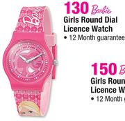 Barbie Girls Round Dial Licence Watch