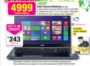 Acer Intel Celeron Notebook E1-510