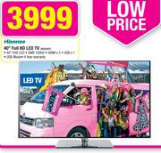 Hisense 40" Full HD LED TV 40K20DP
